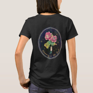 T-shirt Fleurir dans le noir