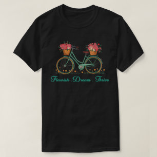 T-shirt Fleurir Rêve Prospérer Vélo Floral 8647 Trump