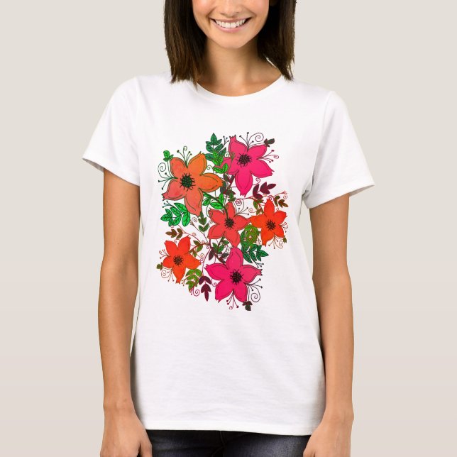 T-shirt Fleurs (Devant)