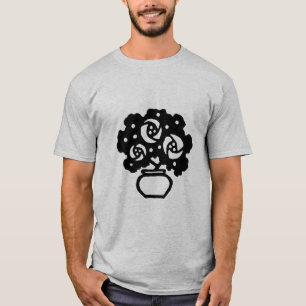 T-shirt Fleurs Art Déco