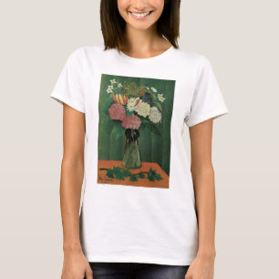 T-shirt Fleurs avec du lierre par Henri Rousseau, Floral V