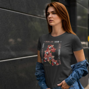 T-shirt Fleurs Avec Yeux 3D Nature