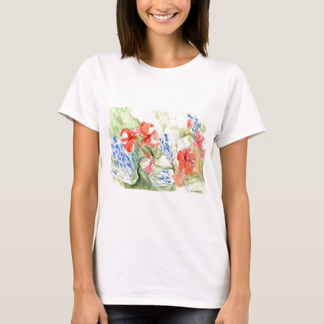 T-shirt Fleurs Balsam et Lobelia (Devant)