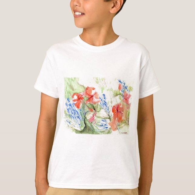 T-shirt Fleurs Balsam et Lobelia (Devant)