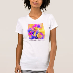 T-SHIRT FLEURS BLANCHES COLORÉES AMOUR DE LA NATURE