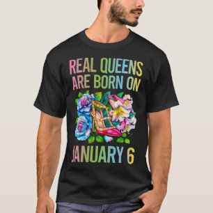 T-shirt Fleurs colorées - 6 janvier 6 06