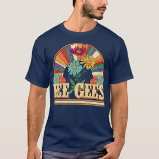 T-shirt Fleurs d'abeilles Nom Gees Cadeaux personnalisés R