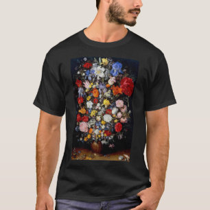 T-shirt Fleurs dans le bateau en bois, Jan Brueghel l'Anci