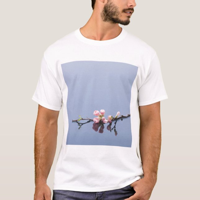 T-shirt Fleurs de cerisier sur l'eau (Devant)
