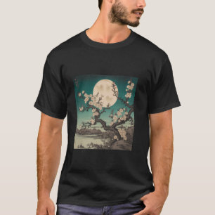 T-shirt Fleurs de cerisiers en Sérénité Lune