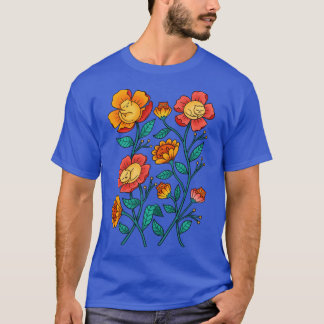T-shirt Fleurs de chats