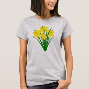 T-shirt Fleurs de jonquille