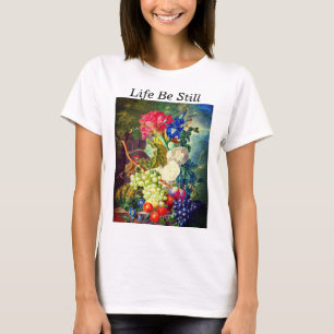 T-shirt Fleurs de la vie, aquarelle de fruits par Jan van 