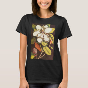 T-shirt Fleurs de magnolia vintage avec graines