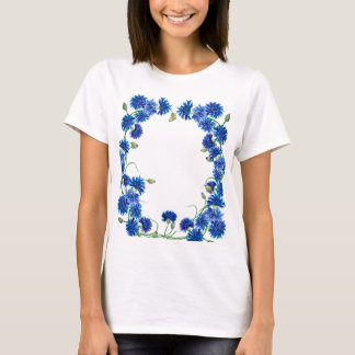 T-shirt Fleurs de maïs mignonnes aquarelles