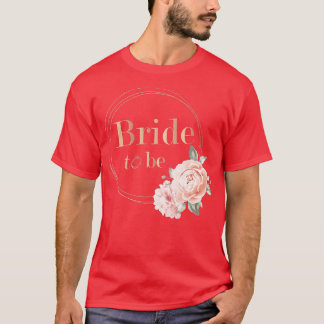 T-shirt Fleurs de mariées de l'équipe féminine Vintage JGA