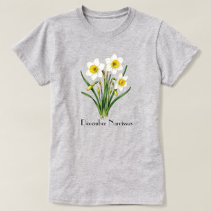 T-Shirt Fleurs de Narcisse de Décembre