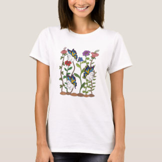 T-shirt Fleurs de papillon d'Imaginaire animal