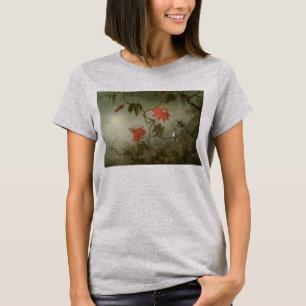 T-shirt Fleurs de passion et colibris par Martin J Heade
