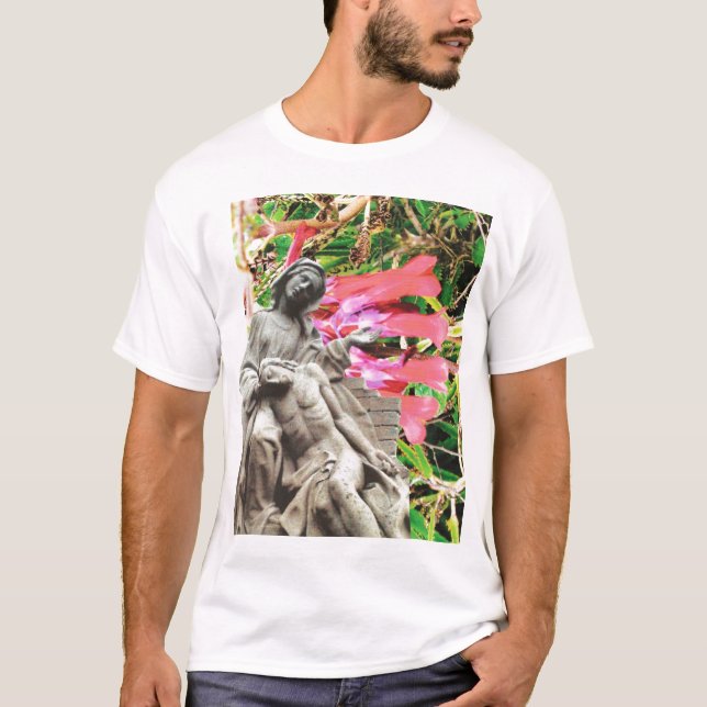 T-shirt Fleurs de Pieta de La (Devant)