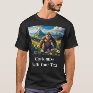 T-shirt Fleurs de prairie de pieds de gibier