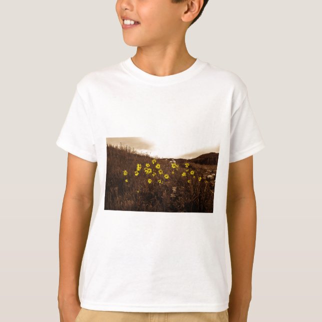 T-shirt Fleurs de soleil (Devant)