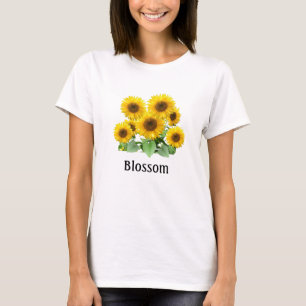 T-shirt Fleurs de soleil