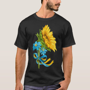 T-shirt Fleurs de soleil et Fleurs sauvages ukrainiens en 