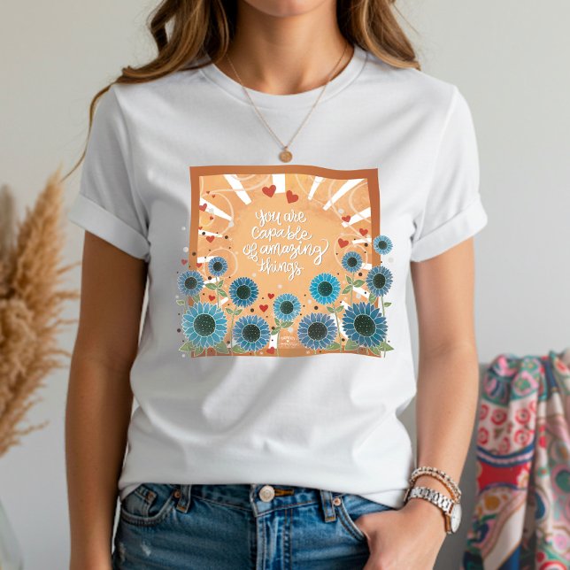 T-shirt Fleurs de soleil Extraordinaires Choses citant l'i (Créateur téléchargé)