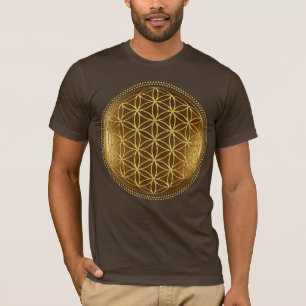 T-shirt FLEURS DE VIE - Géométrie Sacrée Médaillon 1