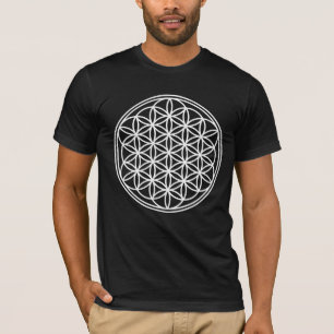 T-shirt FLEURS DE VIE - Symbole de géométrie sacrée plan 2