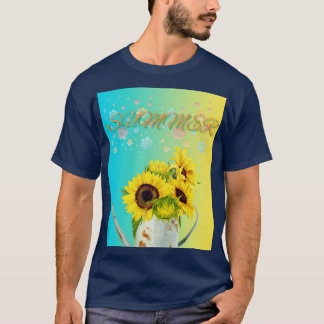 T-shirt fleurs d'été