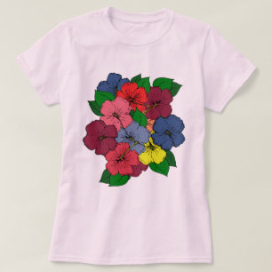 T-shirt Fleurs d'Hibiscus #8