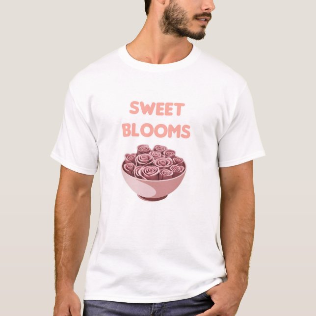 T-shirt Fleurs douces (Devant)