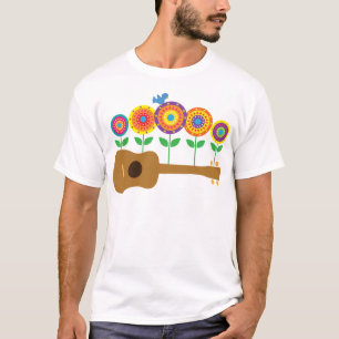 T-shirt Fleurs d'ukulélé