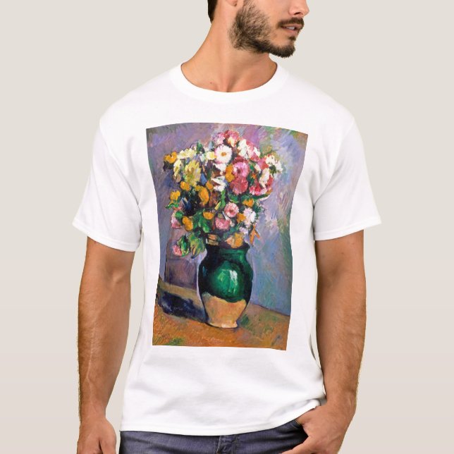 T-shirt Fleurs en Vase, Cézanne (Devant)