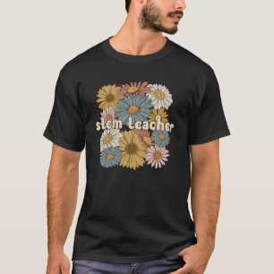 T-shirt Fleurs enseignantes super STEM Fier Enseignant
