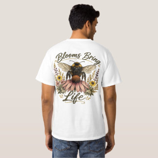 T-shirt Fleurs Épanouies Apportent Vie