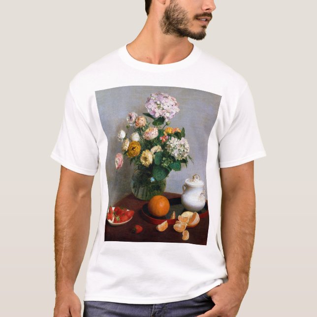 T-shirt Fleurs et fruits, Henri Fantin-Latour (Devant)