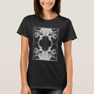 T-shirt Fleurs Faisy Noir Et Blanc Abstrait
