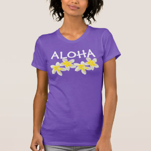 T-shirt Fleurs Hawaii Aloha Plumeria