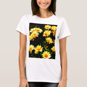 T-shirt Fleurs jaunes
