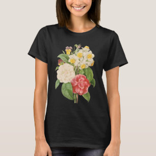 T-shirt Fleurs jonquilles de Camelia vintage Florale par R