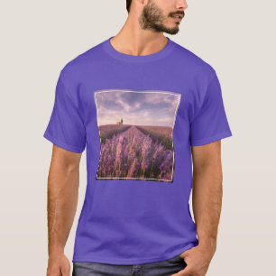 T-shirt Fleurs Lavande Sud France