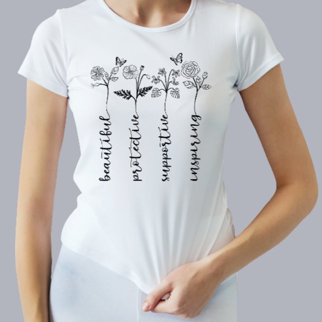 T-shirt Fleurs Mères Fête (Créateur téléchargé)