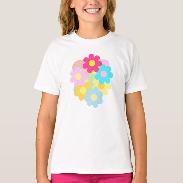 T-shirt Fleurs mignonnes (Devant)