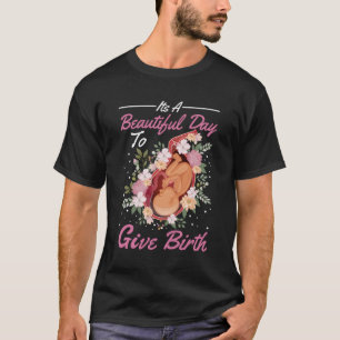 T-shirt Fleurs mignonnes de sage-femme Baby Catcher Doula
