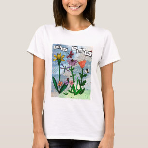 T-shirt Fleurs Notes musicales et joies
