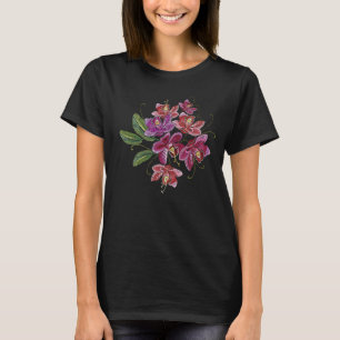 T-shirt Fleurs Pressées, Chocs Fleur sauvage Boho, Couvres