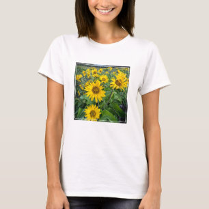 T-shirt Fleurs   Rivière Balsomroot Columbia, Oregon